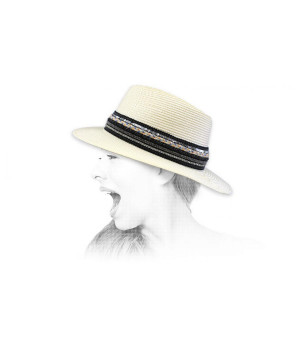 Cappello di paglia bianco Debby off white